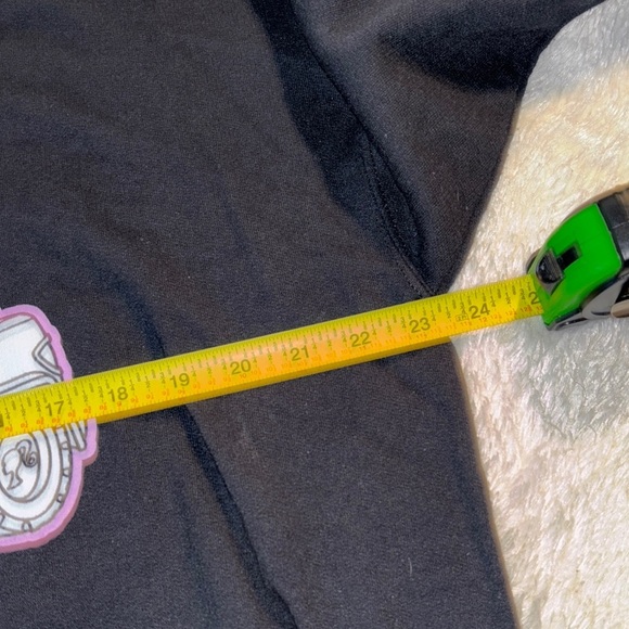 Black Barbie Sweatshirt with Pink and Purple Graphic - Picture 5 of 8